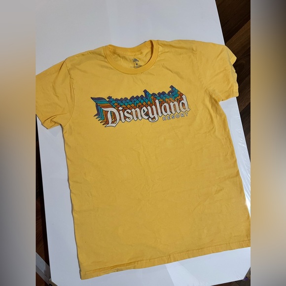 Disneyland Resort parks yellow medium short sleeve retro - Picture 2 of 3